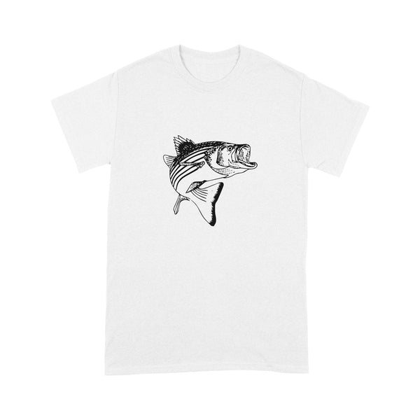 Striper Shirt Striped Bass Lucky Fishing Beach Fishing - FSD1415D08
