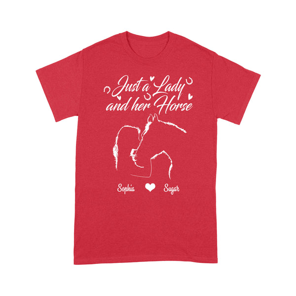 Personalized Gift For Horse Lover, Girl Love Horse Shirt For Women D02 NQS3156 Standard T-Shirt