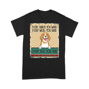 Funny Dog Lover T-shirt for Human, Men, Women -  Every Bite You Bite I'll Be Watching Shirt - Retro Shirt for Dog Lover - JTSD81