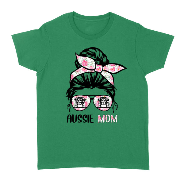 Dog mom mother's day aussie mom t shirt A232