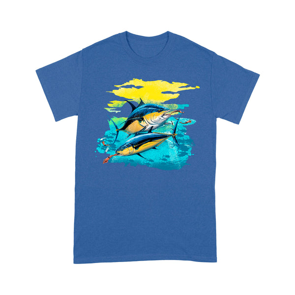 Yellowfin Tuna Saltwater Fishing T Shirts, Tuna Fishing Charter Fishing Team Shirt IPHW3877