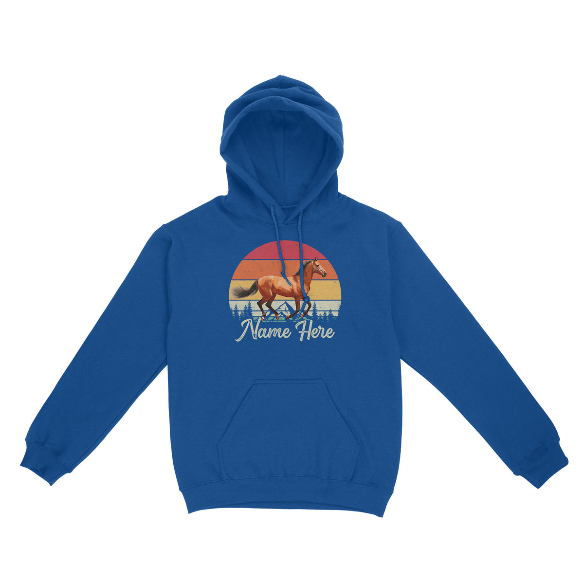Custom Photo and name Horse retro Shirt, Horse Riding Shirt, Gift for Horse Lover D03 NQS3244 Hoodie