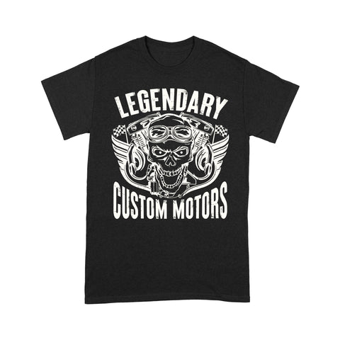 Motorcycle Men T-shirt - Legendary Custom Motors, Motocross Off-road Racing Tee Shirt| NMS143