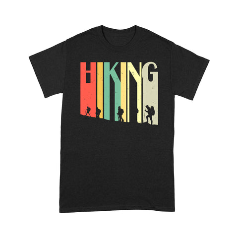 Men's Retro Hiking T Shirt Vintage Hiker Shirt Outdoors Shirt Hiker Gift Mountains Tee - FSD1391D03