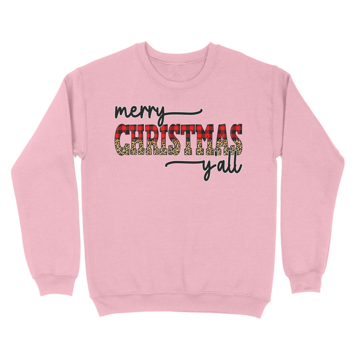 Merry Christmas Y'all Sweatshirt FFS - IPHW1921