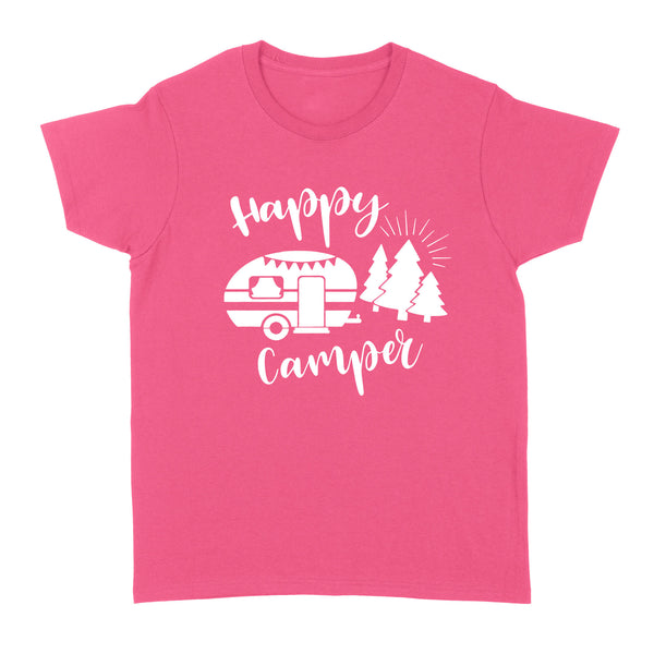 Camping Shirt, Happy Camper TShirt, Camping TShirt, Adventure Shirt - FSD1465D08
