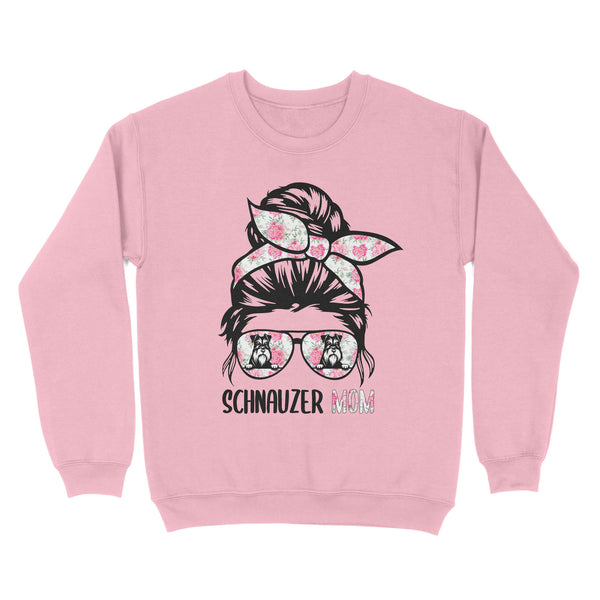 Dog mom mother's day schnauzer mom Sweatshirt A222