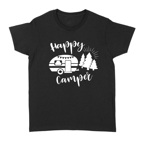 Camping Shirt, Happy Camper TShirt, Camping TShirt, Adventure Shirt - FSD1465D08