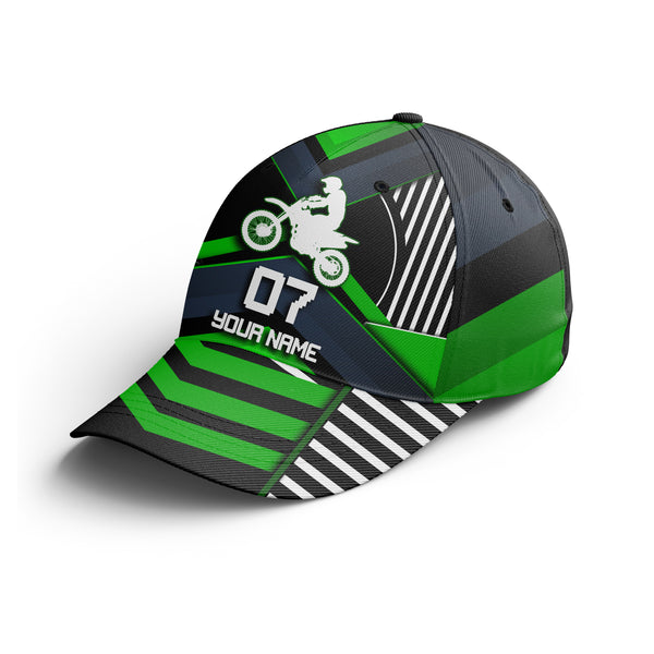 Personalized Dirt Bike Cap - Motocross Biker BWB Hat, 2 Stroke Bike Off-road Riders, Motorcycle Lovers| NMS381