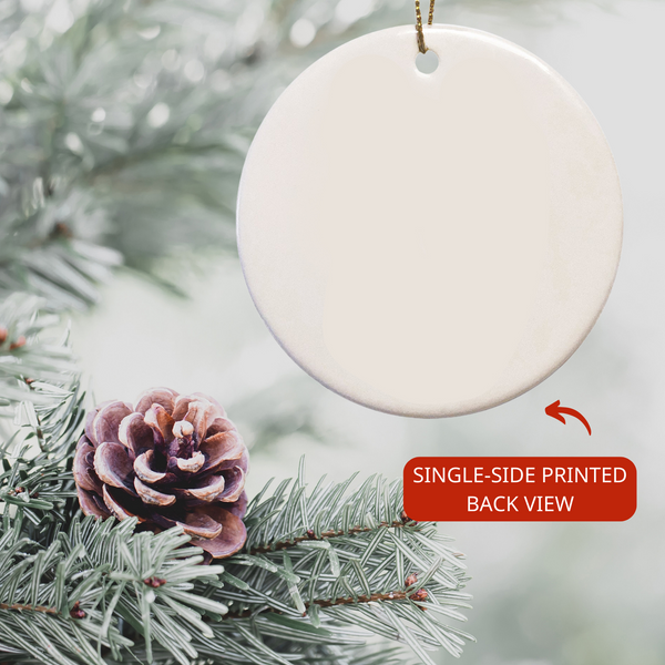 Christmas Ornaments, Memorial Christmas Ornament for loss of dog, Sympathy gift for loss of pet - OVT11