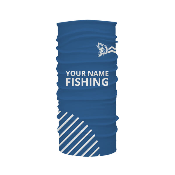 Bass Fishing Customized Name UV Protection UPF 30+Fishing Clothing Fishing Gifts| Blue TMTS009