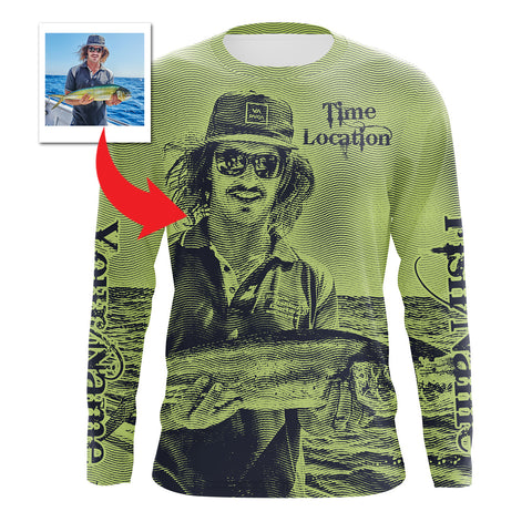 Fishing Shirt American Flag Largemouth Bass fishing Apparel for