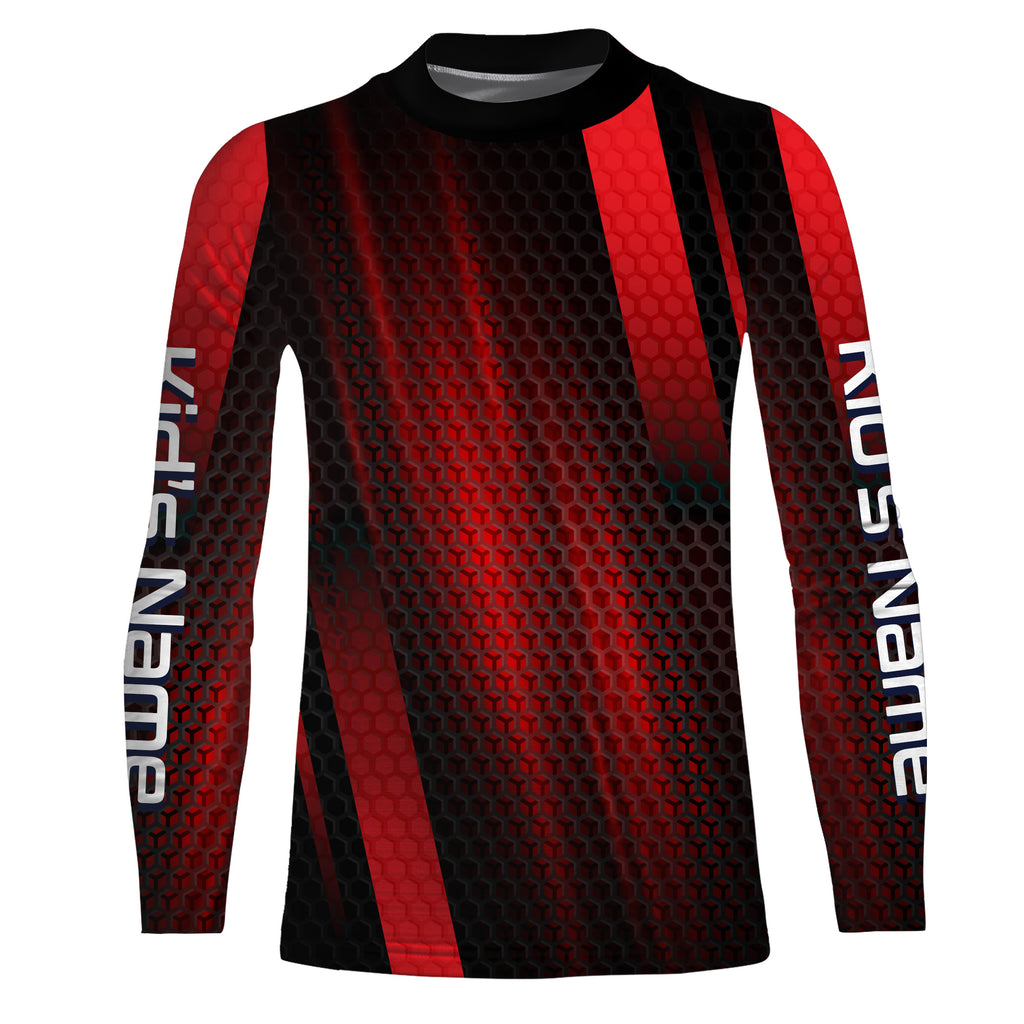 Sublimated UV Custom Blank Fishing Jerseys Crew Neck