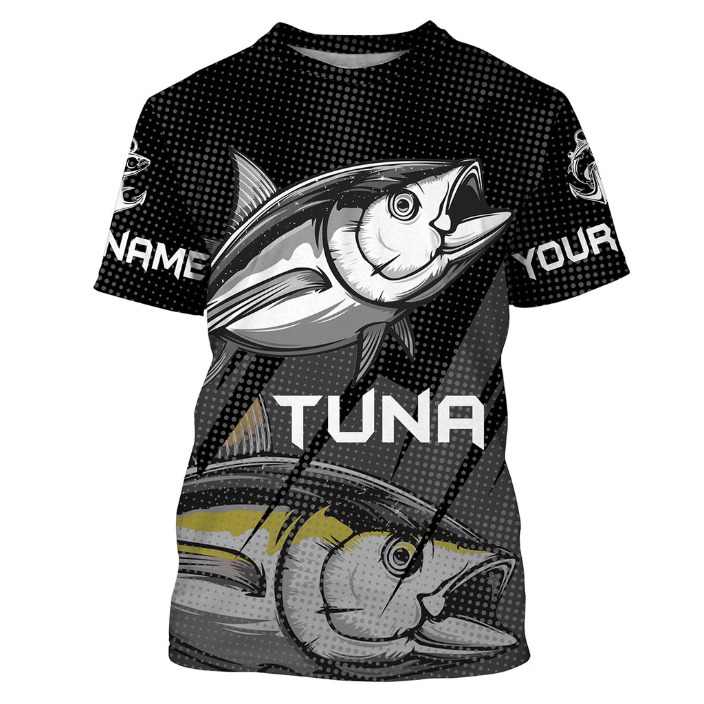 Tuna Saltwater Fishing Customize Name Uv Protection Quick Dry Upf
