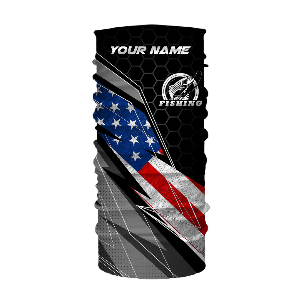 Personalized Fishing Jerseys American Flag UV Custom Long Sleeves Patr –  Myfihu
