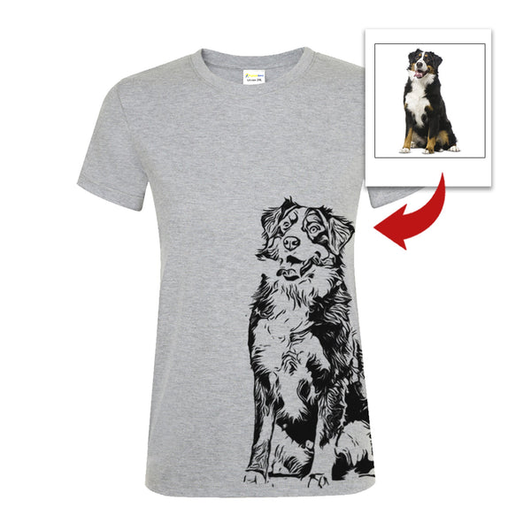 Personalized dog shirts for humans dog mom gift custom dog's photo with beautiful effect  TATS207