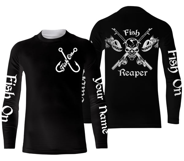 Fish Reaper Custom Name 3D All Over Printed Fishing Shirts TATS98