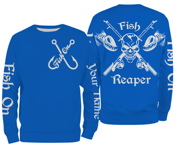 Fish Reaper Custom Name 3D All Over Printed Fishing Shirts TATS98