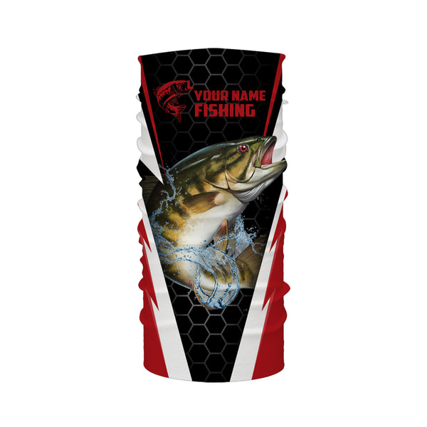 Personalized Smallmouth Bass performance Fishing Shirts, Bass Fishing jerseys | red - IPHW2399