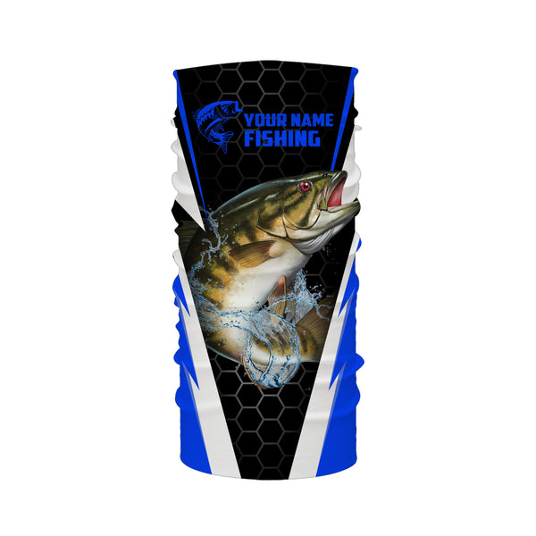 Personalized Smallmouth Bass performance Fishing Shirts, Bass Fishing jerseys | blue - IPHW2400