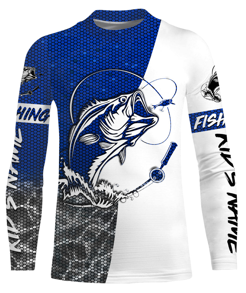 American Largemouth Bass Custom Name Long Sleeve Tournament Fishing Jerseys  Shirts Tts0718 in 2024