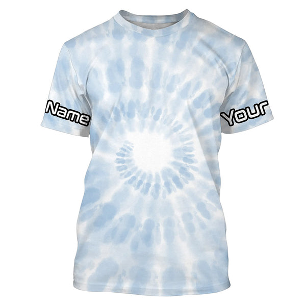 Personalized spiral tie dye Long sleeve performance Fishing Shirts