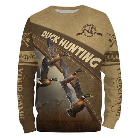 Duck Hunting Custom All Over Printed Shirts Waterfowl Hunter Shirts Duck Hunter Clothing Men And Women IPHW5428