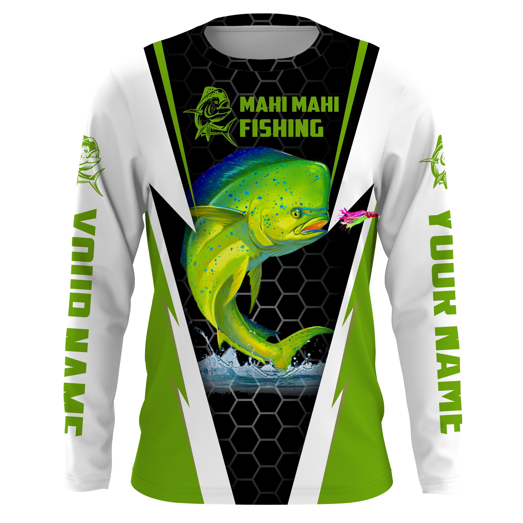 Personalized Mahi Mahi Fishing jerseys, Mahi Mahi Fishing Long