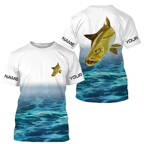 Snook fish Custom Long sleeve Fishing Shirts for men, women and kid - Snook Custom Fishing jerseys IPHW3483