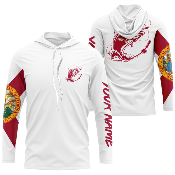 Florida Bass Tournament Fishing Shirts | FL Fishing Custom Long Sleeve Fishing Shirts Bass Fishing jerseys - IPHW1785