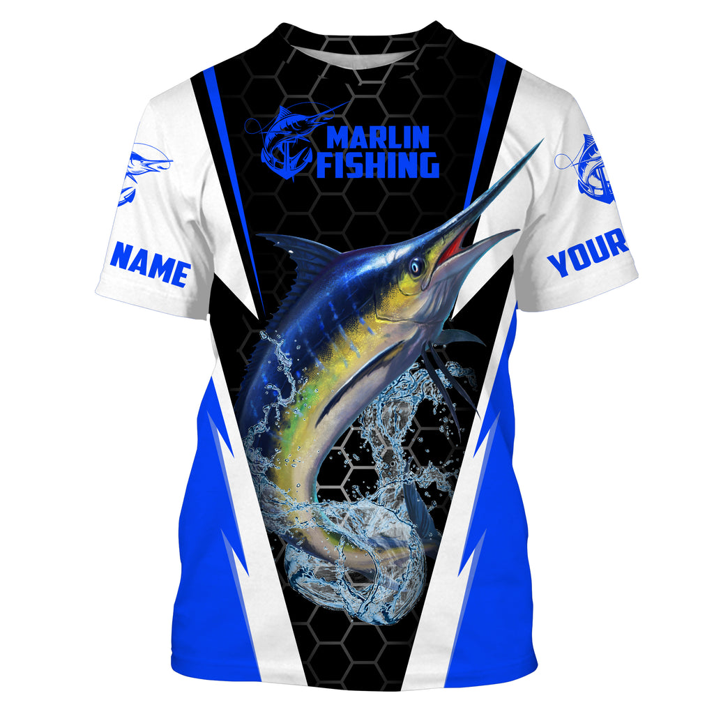 Personalized Marlin Fishing jerseys, Marlin Fishing Long Sleeve Fishin –  Myfihu