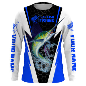 Personalized Sailfish Fishing jerseys, Sailfish Fishing Long Sleeve Fi –  Myfihu