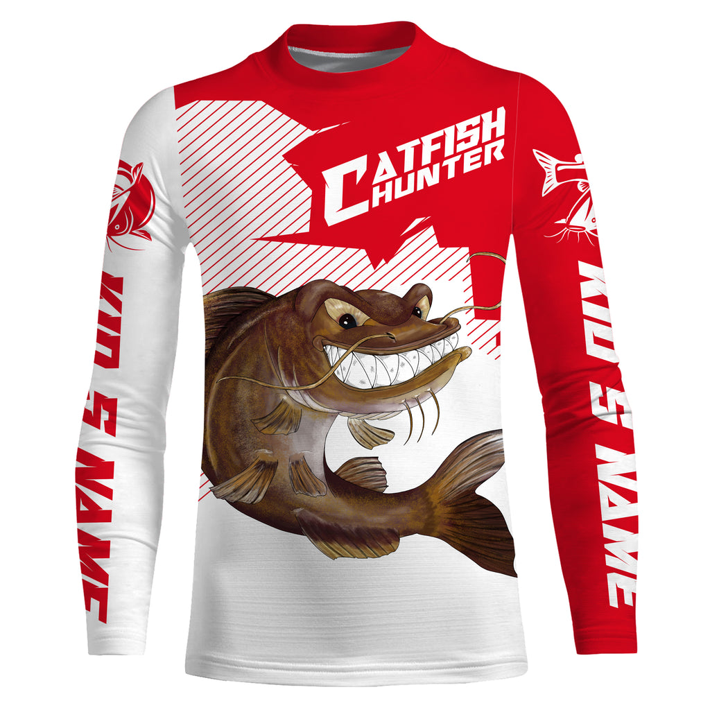 Angry Catfish Custom Long sleeve performance Fishing Shirts