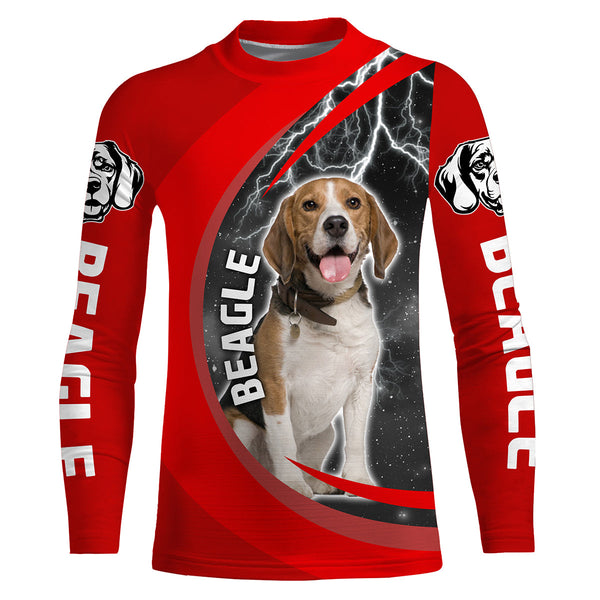 Beagle Dog Custom All over print Shirts, Beagle Dog jerseys for humans, Dog lovers gifts IPHW2567