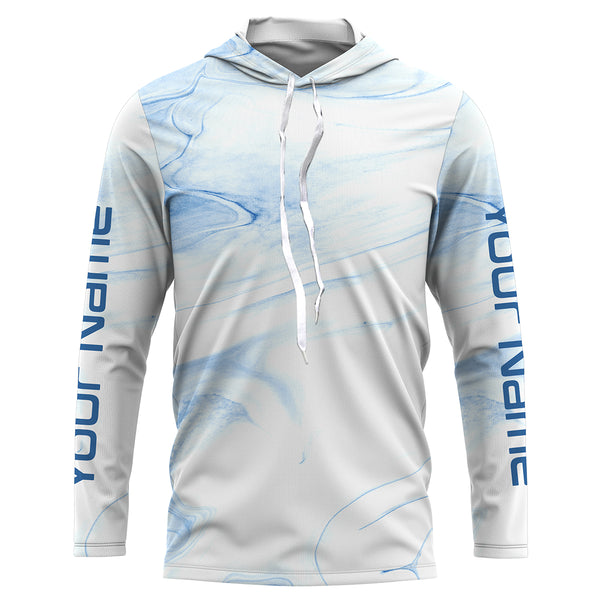 Fade wave camo Custom UV Long Sleeve Fishing Shirts, personaized Fishing jerseys for men - IPHW1726