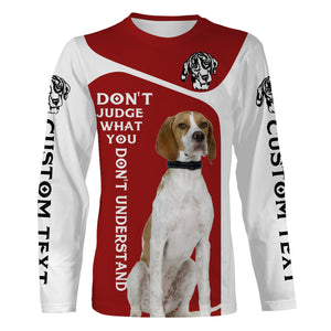 Custom English Pointer Dog All over Shirts quotes for Dog mom, Dog dad, Dog lovers | red IPHW3389