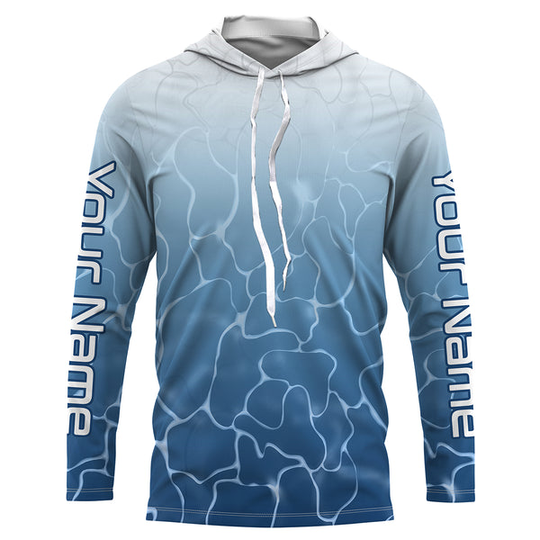 King Mackerel Fish skin Custom Long sleeve performance Fishing shirts, Kingfish Fishing jerseys IPHW3055