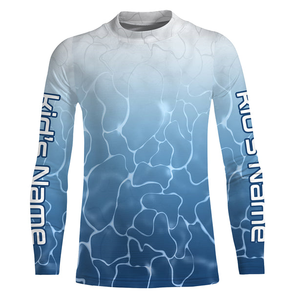 King Mackerel Fish skin Custom Long sleeve performance Fishing shirts, Kingfish Fishing jerseys IPHW3055