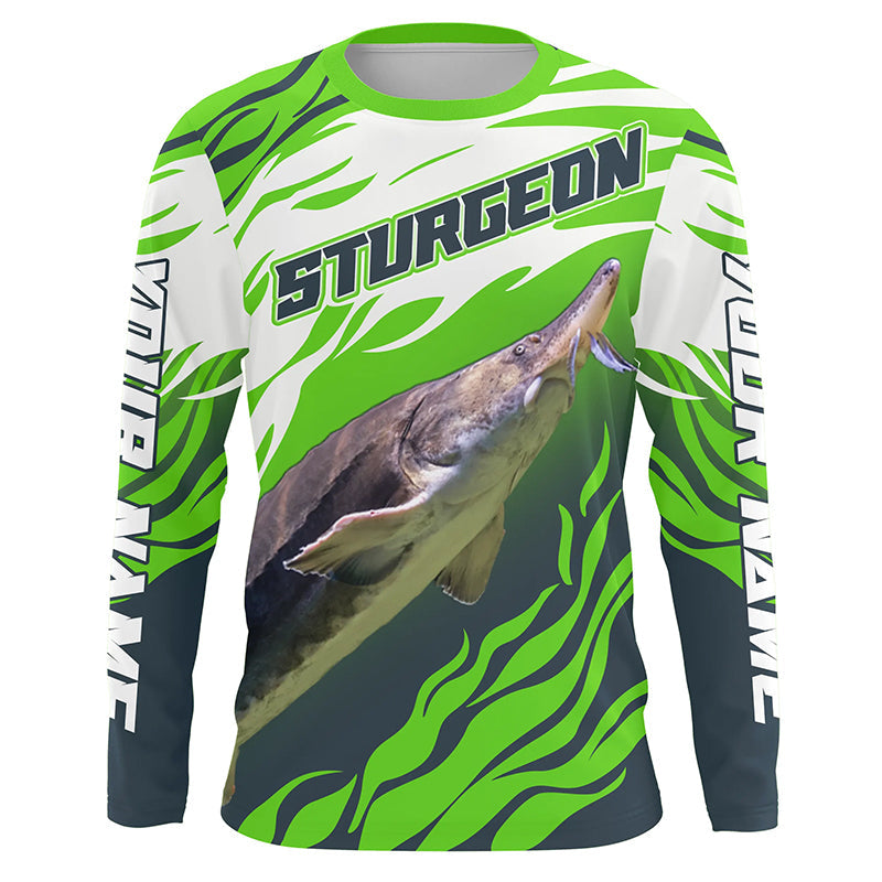 Custom Sturgeon Long Sleeve Performance Fishing Shirts, Sturgeon Maste –  Myfihu