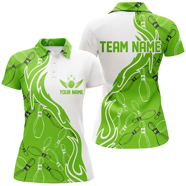 Custom Bowling Shirts For Women, Personalized Bowling Team Jerseys IPHW4495