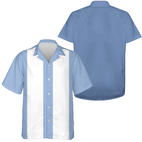 Retro Bowling Shirts For Men And Women, Short Sleeve Button Down Vintage Bowling Shirt IPHW3833