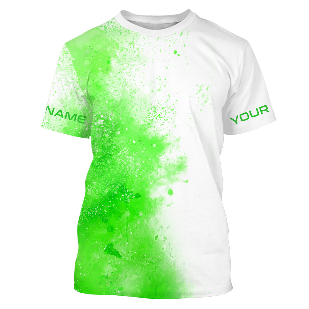 green water splash Custom Long sleeve performance Fishing Shirts