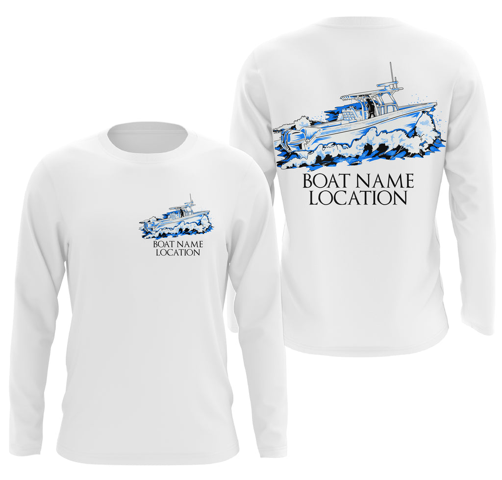 Custom Boat Fishing Long sleeve performance Fishing Shirts, Fishing bo –  Myfihu