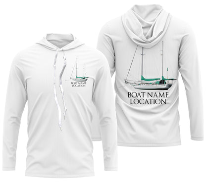 Personalized Fishing boat name shirts, boat fishing long sleeves Fishing Shirts IPHW3620