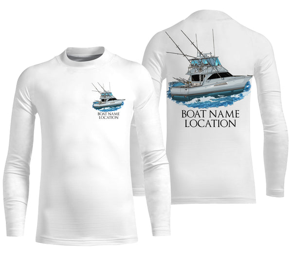 Custom Fishing Boat name Long sleeve Fishing Shirts, Personalized fisher boats shirt IPHW3621