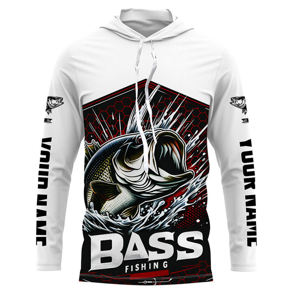 Largemouth bass fishing Custom Name sun protection long sleeve fishing –  Myfihu