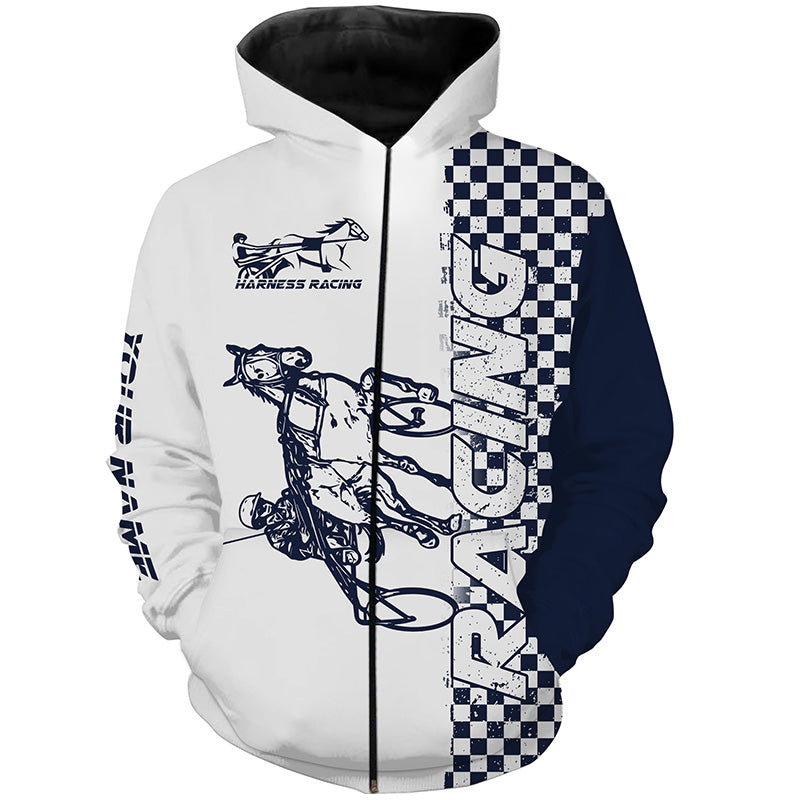 Harness racing Custom All over shirts, Horse riding back Horse racing shirts, Horse lovers gifts IPHW3658