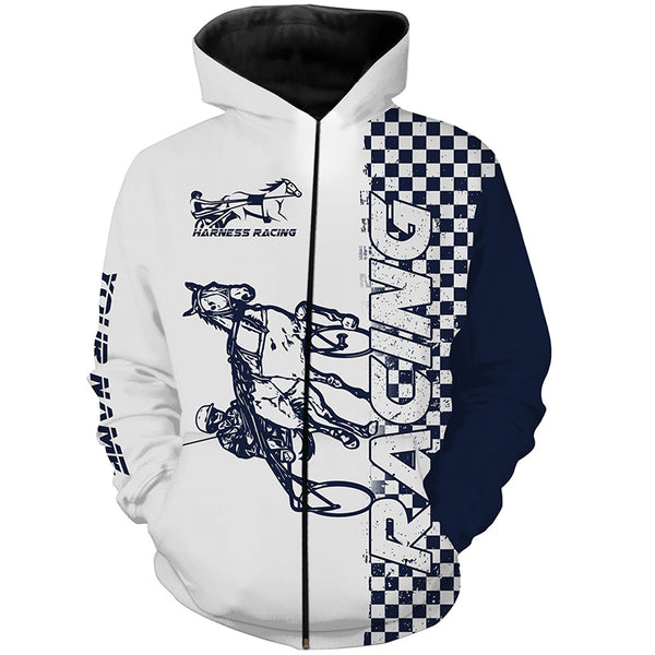 Harness racing Custom All over shirts, Horse riding back Horse racing shirts, Horse lovers gifts IPHW3658