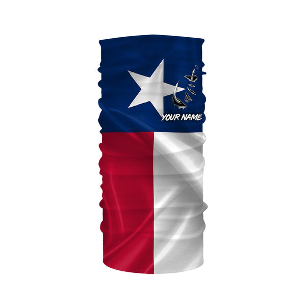 TX Fishing 3D Fish hook Texas Flag Patrotic Custom Long Sleeve performance Fishing Shirts gifts - IPHW1381