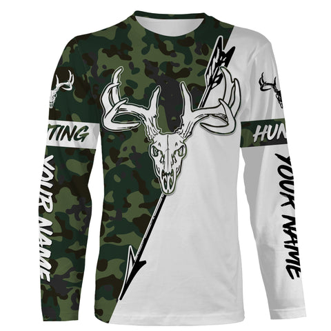 Deer Hunting Bow Hunter Hunting camo Custom All over print Shirts, Personalized Hunting gifts - IPHW1869